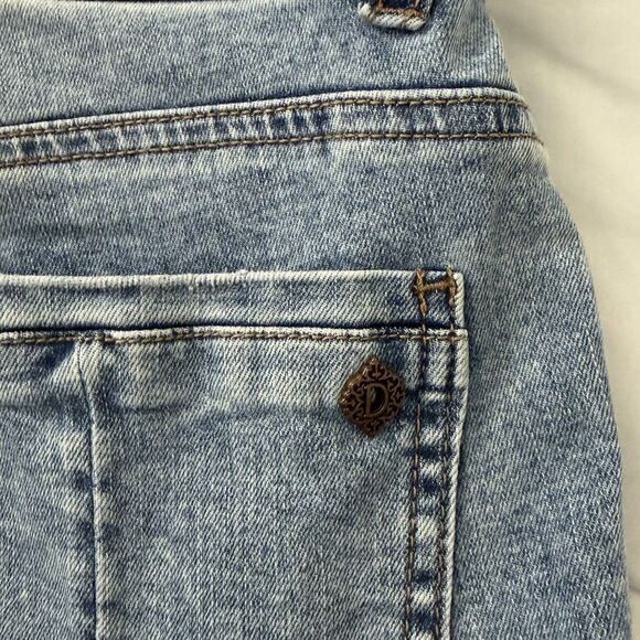 Democracy Jeans Womens 6 Blue Kathryn Eco Bootcut Sustainable AB Itty Bitty - Picture 5 of 9